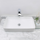 Kit Cuba Pia Louça Cerâmica Banheiro C/torn E Vál Cromada 55