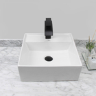 Kit Cuba Pia Louça Cerâmica Banheiro C/torn E Vál Preta 13