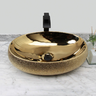 Kit Cuba Pia Louça Cerâmica Banheiro C/torn E Vál Preta 84