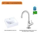 Kit Cuba Q32 C/torneira 1198 Metal 1/4 Volta