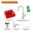 Kit Cuba Q32 C/torneira 1198 Metal + Válvula 1'' (2,6cm) + Si
