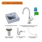 Kit Cuba Q32 C/torneira 1198 Metal + Válvula 1'' (2,6cm) + Si