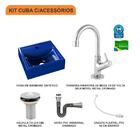 Kit Cuba Q32 C/torneira 1198 Metal + Válvula 1'' (2,6cm) + Si