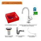 Kit Cuba Q32 C/torneira 1198 Metal + Válvula 1'' (2,6cm) + Si