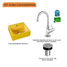 Kit Cuba Q32 C/torneira 1198 Metal + Válvula Click 1''b (2,6c