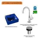 Kit Cuba Q32 C/torneira 1198 Metal + Válvula Click 1''b (2,6c