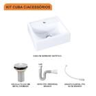 Kit Cuba Q32 C/válvula 1'' (2,6cm) + Sifão Pvc + Flexível