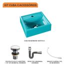 Kit Cuba Q32 C/válvula Click 1 1/2'' (04cm) + Sifão Cromado +