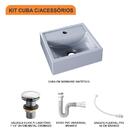 Kit Cuba Q32 C/válvula Click 1 1/2'' (04cm) + Sifão Pvc + Fle