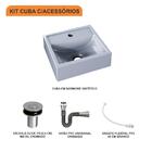 Kit Cuba Q32 C/válvula Click 1''b (2,6cm) + Sifão Cromado + F