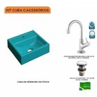 Kit Cuba Q32 Com Torneira 1198 Metal E Válvula Click 1 Pol. 1
