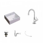 Kit Cuba Q32 Com Torneira 1198 Metal E Válvula Click 1"g + Si