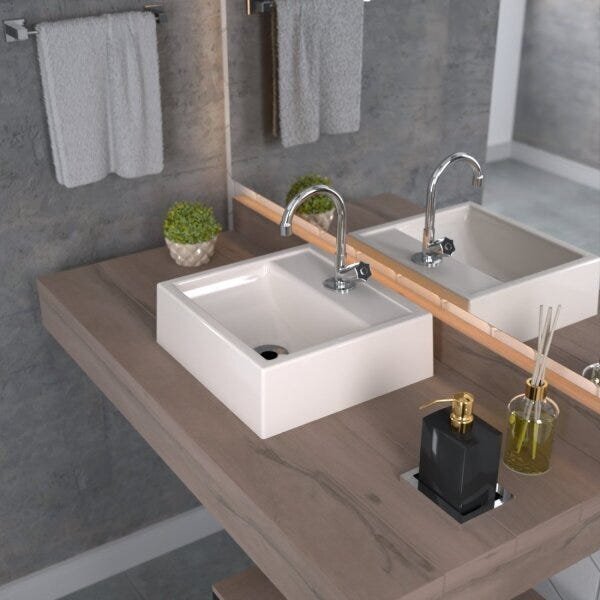 Kit Cuba Q32 Com Torneira C50 E Válvula Abs, Sifão Pvc E Flex