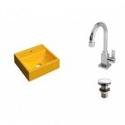 Kit Cuba Q32 Com Torneira Luxo 1195 E Válvula Click 1 Pol. Am