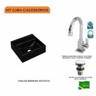 Kit Cuba Q32 Com Torneira Luxo 1195 E Válvula Click 1 Pol. Pr