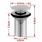 Kit Cuba Q32 Com Torneira Luxo 1195 Metal E Válvula Click 1 P