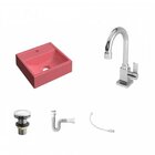 Kit Cuba Q32 Com Torneira Luxo 1195 Metal E Válvula Click 1 P