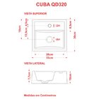 Kit Cuba Q32 Com Torneira Luxo 1195 Metal E Válvula Click 1 P