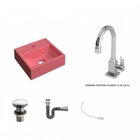 Kit Cuba Q32 Com Torneira Luxo 1195 Metal E Válvula Click 1 P