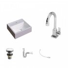 Kit Cuba Q32 Com Torneira Luxo 1195 Metal E Válvula Click 1 P