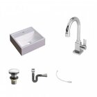 Kit Cuba Q32 Com Torneira Luxo 1195 Metal E Válvula Click 1 P