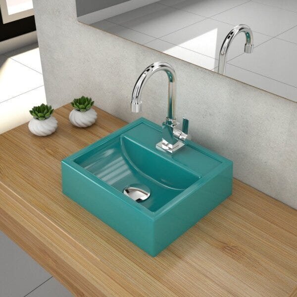 Kit Cuba Q32 Com Torneira Luxo 1195 Metal E Válvula Click 1 P