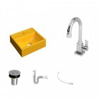 Kit Cuba Q32 Com Torneira Luxo 1195 Metal E Válvula Click 1"b