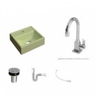 Kit Cuba Q32 Com Torneira Luxo 1195 Metal E Válvula Click 1"b