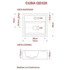 Kit Cuba Q32 Com Torneira Luxo 1195 Metal E Válvula Click 1"b