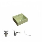 Kit Cuba Q32 Com Válvula Click 01"g, Sifão Cromado E Flexível