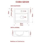 Kit Cuba Q32 Com Válvula Click 01"g, Sifão Cromado E Flexível