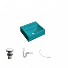 Kit Cuba Q32 Com Válvula Click 01"g, Sifão Pvc E Flexível Com