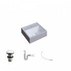 Kit Cuba Q32 Com Válvula Click 1/2, Sifão Pvc E Flexível Comp