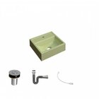 Kit Cuba Q32 Com Válvula Click, Sifão Cromado E Flexível Comp