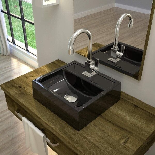 Kit Cuba Q32 Torneira Luxo 1195 Metal Válvula Click 1 Polegad