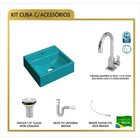 Kit Cuba Q32 Torneira Luxo 1195 Metal Válvula Click 1 Polegad