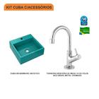 Kit Cuba Q355 C/torneira 1198 Metal 1/4 Volta