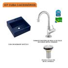 Kit Cuba Q355 C/torneira 1198 Metal + Válvula 1'' (2,6cm)
