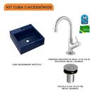 Kit Cuba Q355 C/torneira 1198 Metal + Válvula Click 1''b (2,6