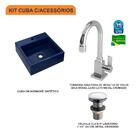 Kit Cuba Q355 C/torneira Luxo 1195 + Válvula Click 1 1/2'' (0