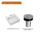 Kit Cuba Q355 C/válvula Click Botão 1''b (2,6cm)