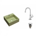 Kit Cuba Q355 Com Torneira 1198 Metal E Válvula Click 1 1/2 P