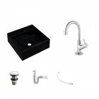 Kit Cuba Q355 Com Torneira 1198 Metal E Válvula Click 1"g E S