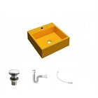 Kit Cuba Q355 Com Válvula Click 1 1/2'' + Sifão Pvc E Flexíve