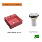 Kit Cuba Q355 Com Válvula Metal 1 Polegada Compace Rosa