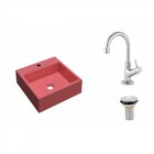 Kit Cuba Q355 Torneira 1198 Metal Válvula 1 Polegada Compace