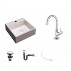 Kit Cuba Q355 Torneira 1198 Metal Válvula Click 1 Polegada G