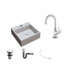 Kit Cuba Q355 Torneira 1198 Metal Válvula Click 1 Polegada G