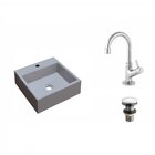 Kit Cuba Q355 Torneira 1198 Metal Válvula Click 1"g Compace C