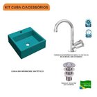 Kit Cuba Q355 Torneira C50 Válvula 1 Polegada Abs Compace Azu